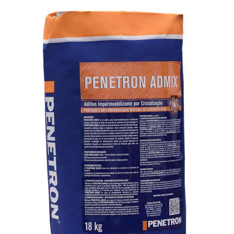 PENETRON ADMIX COM RASTREADOR SACO 18 KG